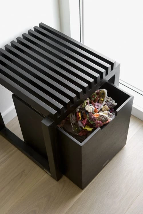 Skagerak Boîtes Grande Boîte Avec Roulettes En Bois Noir 5 Skagerak Boîtes Grande Boîte Avec Roulettes En Bois Noir – Image 3