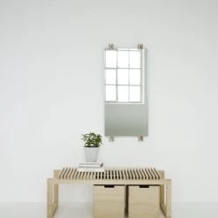 Skagerak Boîtes Grande Boîte Avec Roulettes En Chêne -Rangements déco Soldes grande boite avec roulettes en chene 2