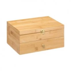 Five Simply Smart Rangements à Bijoux Grande Boite Bijoux Bambou