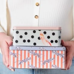 Yvonne Ellen Lot De 2 Boîtes Rectangulaires En Métal 10 Yvonne Ellen Lot De 2 Boîtes Rectangulaires En Métal -Rangements déco Soldes lot de 2 boites rectangulaires en metal 3