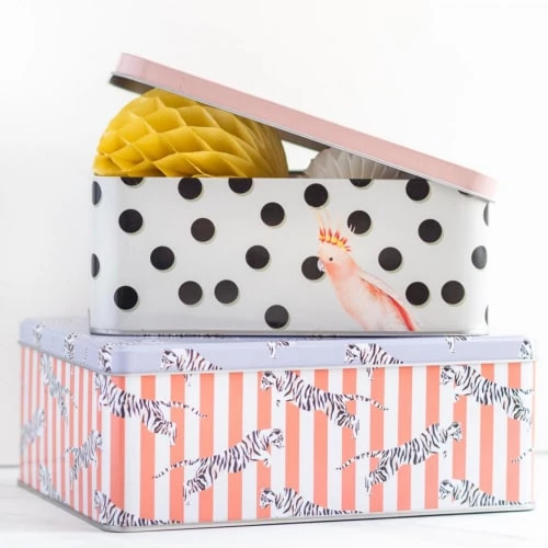 Yvonne Ellen Lot De 2 Boîtes Rectangulaires En Métal 7 Yvonne Ellen Lot De 2 Boîtes Rectangulaires En Métal – Image 5