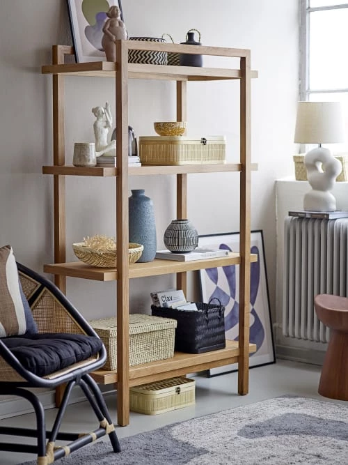 Bloomingville Lot De 3 Boîtes De Rangement Avec Couvercle En Rotin Beige 4 Bloomingville Lot De 3 Boîtes De Rangement Avec Couvercle En Rotin Beige – Image 2