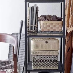 Bloomingville Lot De 3 Boîtes De Rangement Avec Couvercle En Rotin Beige 11 Bloomingville Lot De 3 Boîtes De Rangement Avec Couvercle En Rotin Beige -Rangements déco Soldes lot de 3 boites de rangement avec couvercle en rotin beige 4