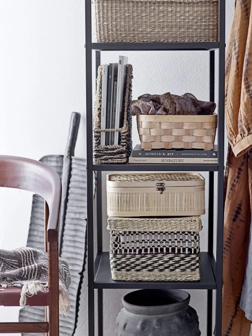 Bloomingville Lot De 3 Boîtes De Rangement Avec Couvercle En Rotin Beige 7 Bloomingville Lot De 3 Boîtes De Rangement Avec Couvercle En Rotin Beige – Image 5