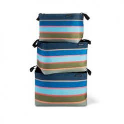 Remember Boîtes Lot De 3 Paniers De Rangement Empilables Polyester Multicolore