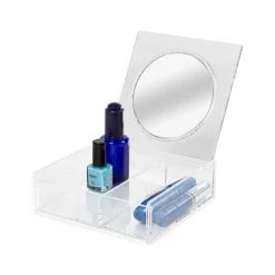 Compactor Rangements Salle De Bain Organisateur Cosmétiques & Bijoux 14,8 X 14,8 X H.4,7 Cm. -Rangements déco Soldes organisateur cosmetiques bijoux 14 8 x 14 8 x h 4 7 cm 10