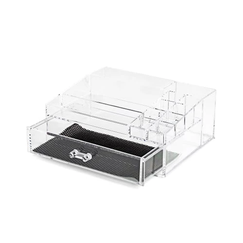 Compactor Rangements Salle De Bain Organisateur Cosmétiques & Bijoux 24 X 20.3 X H.9.4 Cm 4 Compactor Rangements Salle De Bain Organisateur Cosmétiques & Bijoux 24 X 20.3 X H.9.4 Cm – Image 2