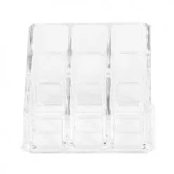 Compactor Rangements Salle De Bain Organisateur Cosmétiques Et Bijoux 9 Compartiments 9x9cm -Rangements déco Soldes organisateur cosmetiques et bijoux 9 compartiments 9x9cm 3
