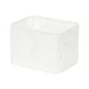 Compactor Boîtes Organisateur De Tiroir En Sangles Tressées Blanches 19x14cm -Rangements déco Soldes organisateur de tiroir en sangles tressees blanches 19x14cm