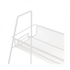 Wadiga Rangements Salle De Bain Organisateur Pour Salle De Bain Métal Blanc -Rangements déco Soldes organisateur pour salle de bain metal blanc 1