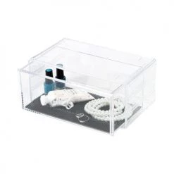 Compactor Rangements à Bijoux Organisateur Transparent Cosmétiques Et Bijoux 23,8x10,8cm -Rangements déco Soldes organisateur transparent cosmetiques et bijoux 23 8x10 8cm 3