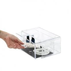 Compactor Rangements à Bijoux Organisateur Transparent Cosmétiques Et Bijoux 23,8x10,8cm -Rangements déco Soldes organisateur transparent cosmetiques et bijoux 23 8x10 8cm 4
