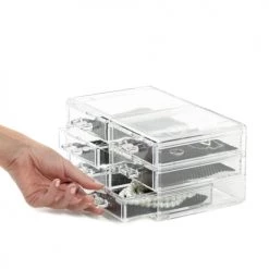 Compactor Rangements à Bijoux Organiseur Cosmétiques Et Bijoux 6 Tiroirs 23,8x15cm -Rangements déco Soldes organiseur cosmetiques et bijoux 6 tiroirs 23 8x15cm 5