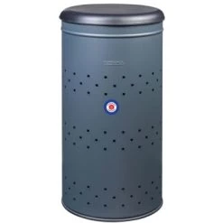 Rossignol Paniers à Linge Panier à Linge 45L En Métal Corail -Rangements déco Soldes panier a linge 45l en metal gris anthracite