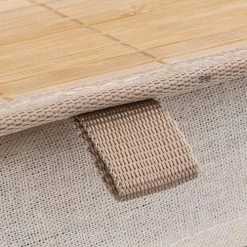 Five Simply Smart Paniers à Linge Panier à Linge Bambou -Rangements déco Soldes panier a linge bambou 3