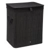 Five Simply Smart Paniers Et Corbeilles Panier à Linge Bambou Noir -Rangements déco Soldes panier a linge bambou noir