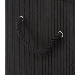Five Simply Smart Paniers Et Corbeilles Panier à Linge Bambou Noir -Rangements déco Soldes panier a linge bambou noir 2