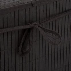 Five Simply Smart Paniers Et Corbeilles Panier à Linge Bambou Noir -Rangements déco Soldes panier a linge bambou noir 5