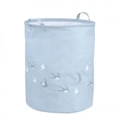 Wadiga Paniers à Linge Panier à Linge Bleu Ciel