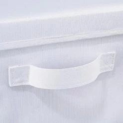 Five Simply Smart Paniers Et Corbeilles Panier à Linge écriture Blanc -Rangements déco Soldes panier a linge ecriture blanc 2