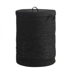 Casatera Paniers Et Corbeilles Panier à Linge En Jonc De Mer Noir