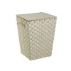Wadiga Paniers à Linge Panier à Linge En Polypropylène Beige Avec Couvercle - 38x38x50cm -Rangements déco Soldes panier a linge en polypropylene beige avec couvercle 38x38x50cm