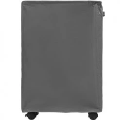 Tectake Paniers Et Corbeilles Panier à Linge étroit Sur Roulettes Gris Foncé -Rangements déco Soldes panier a linge etroit sur roulettes gris fonce 2