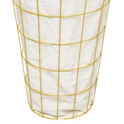 Five Simply Smart Paniers Et Corbeilles Panier à Linge Moutarde -Rangements déco Soldes panier a linge moutarde 5