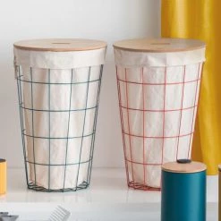 Five Simply Smart Paniers Et Corbeilles Panier à Linge Moutarde -Rangements déco Soldes panier a linge moutarde 6