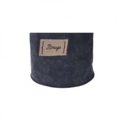 Wadiga Paniers à Linge Panier à Linge Rond En Toile De Jean 7 Wadiga Paniers à Linge Panier à Linge Rond En Toile De Jean -Rangements déco Soldes panier a linge rond en toile de jean 2
