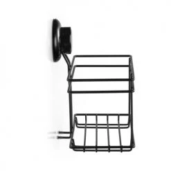 Compactor Rangements Salle De Bain Panier à Ventouse Noir -Rangements déco Soldes panier a ventouse noir 7