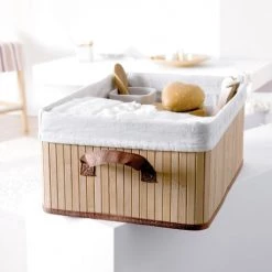 Compactor Paniers à Linge Panier De Rangement - Lot De 3 -Rangements déco Soldes panier de rangement lot de 3 5
