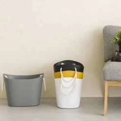 Hachiman Paniers à Linge Panier De Rangement Noir 50 X 38 X 33 Cm 12 Hachiman Paniers à Linge Panier De Rangement Noir 50 X 38 X 33 Cm -Rangements déco Soldes panier de rangement noir 50 x 38 x 33 cm 4