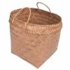 HYDILE Paniers à Linge Panier En Bambou H44 Avec Hanse -Rangements déco Soldes panier en bambou h44 avec hanse