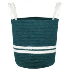 Stof Paniers Et Corbeilles Panier En Coton Bleu