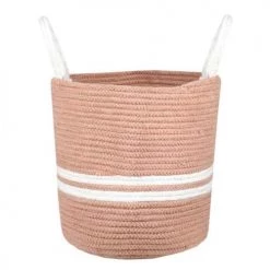 Stof Paniers Et Corbeilles Panier En Coton Blush