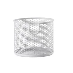 Zone Denmark Rangements Salle De Bain Panier En Fer Noir -Rangements déco Soldes panier en fer blanc