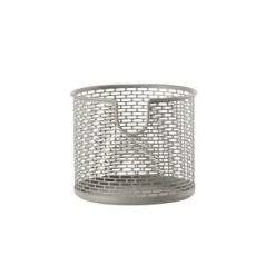 Zone Denmark Rangements Salle De Bain Panier En Fer Noir -Rangements déco Soldes panier en fer taupe 8