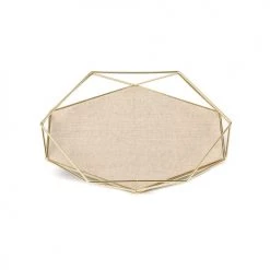 Umbra Rangements à Bijoux Plateau à Bijoux En Métal Couleur Laiton -Rangements déco Soldes plateau a bijoux en metal couleur laiton 2