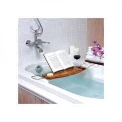 Umbra Rangements Salle De Bain Pont De Baignoire Aquala Bois Naturel