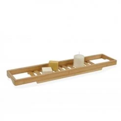 Wadiga Rangements Salle De Bain Pont De Baignoire En Bambou -Rangements déco Soldes pont de baignoire en bambou 6