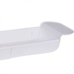 Wadiga Rangements Salle De Bain Pont De Baignoire En Plastique Blanc Extensible - 55 à 78cm -Rangements déco Soldes pont de baignoire en plastique blanc extensible 55 a 78cm 2