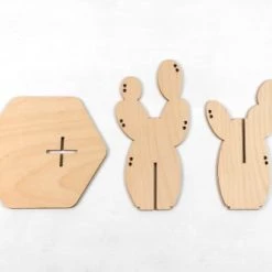 Reine Mère Rangements Salle De Bain Porte-bijoux Cactus California -Rangements déco Soldes porte bijoux cactus california 2