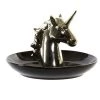 Ixia Rangements à Bijoux Porte Bijoux Licorne Coupelle Noire -Rangements déco Soldes porte bijoux licorne coupelle noire