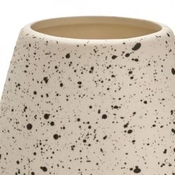 Guy Levasseur Rangements Salle De Bain Porte Brosse à Dents En Céramique Blanc Tacheté à La Main -Rangements déco Soldes porte brosse a dents en ceramique blanc tachete a la main 1