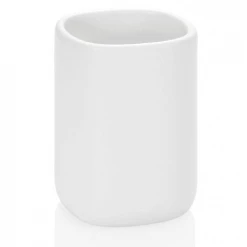 Wadiga Rangements Salle De Bain Porte Brosse à Dents En Céramique Blanche