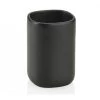 Wadiga Rangements Salle De Bain Porte Brosse à Dents En Céramique Noire -Rangements déco Soldes porte brosse a dents en ceramique noire 1