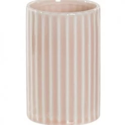 Wadiga Rangements Salle De Bain Porte Brosse à Dents En Céramique Rose