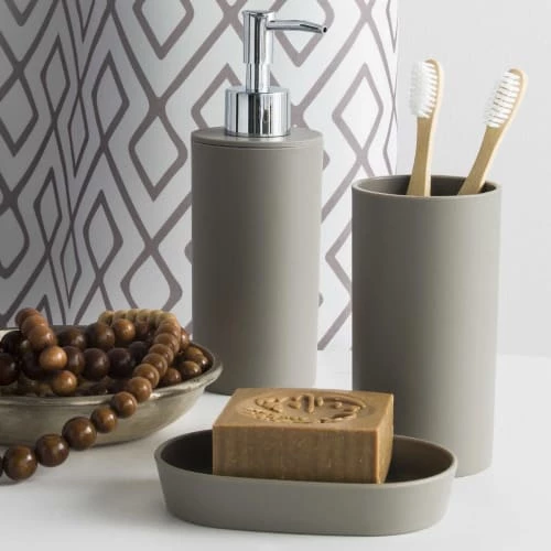 Guy Levasseur Rangements Salle De Bain Porte Brosse à Dents En Plastique Taupe 5 Guy Levasseur Rangements Salle De Bain Porte Brosse à Dents En Plastique Taupe – Image 3