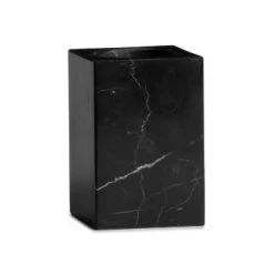 Wadiga Rangements Salle De Bain Porte Brosse à Dents Rectangulaire En Marbre Noir -Rangements déco Soldes porte brosse a dents rectangulaire en marbre noir 3